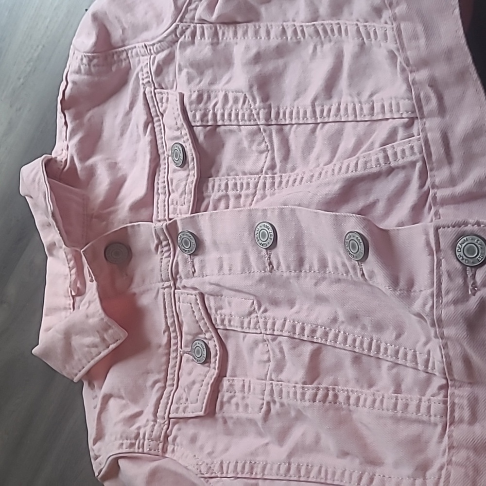 Pink Denim Jacket